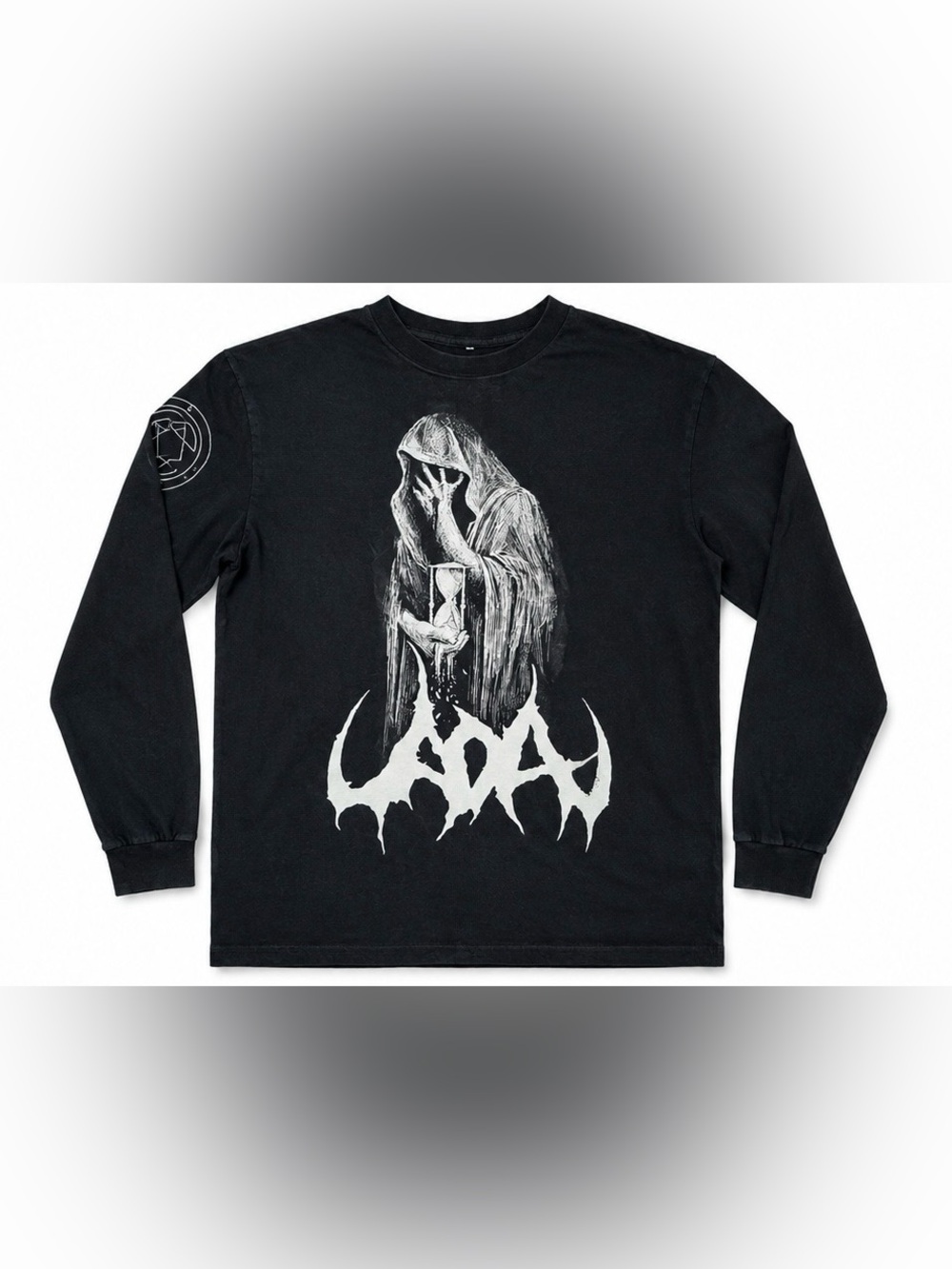 UADA‎ Blood Sand Ash Long Sleeve Band Shirt Black Metal Size Small